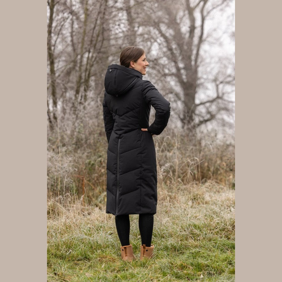 Covalliero Damen Mantel / Winterreitmantel H/W 2025 black / schwarz