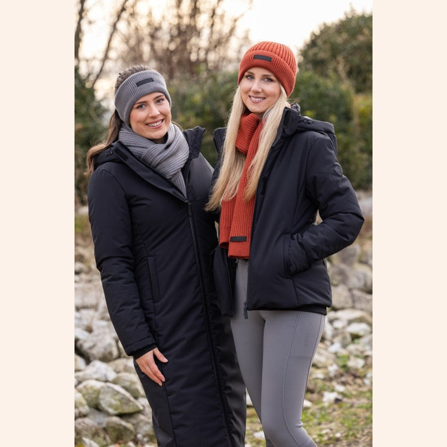Covalliero Damen Mantel / Winterreitmantel H/W 2025 black / schwarz