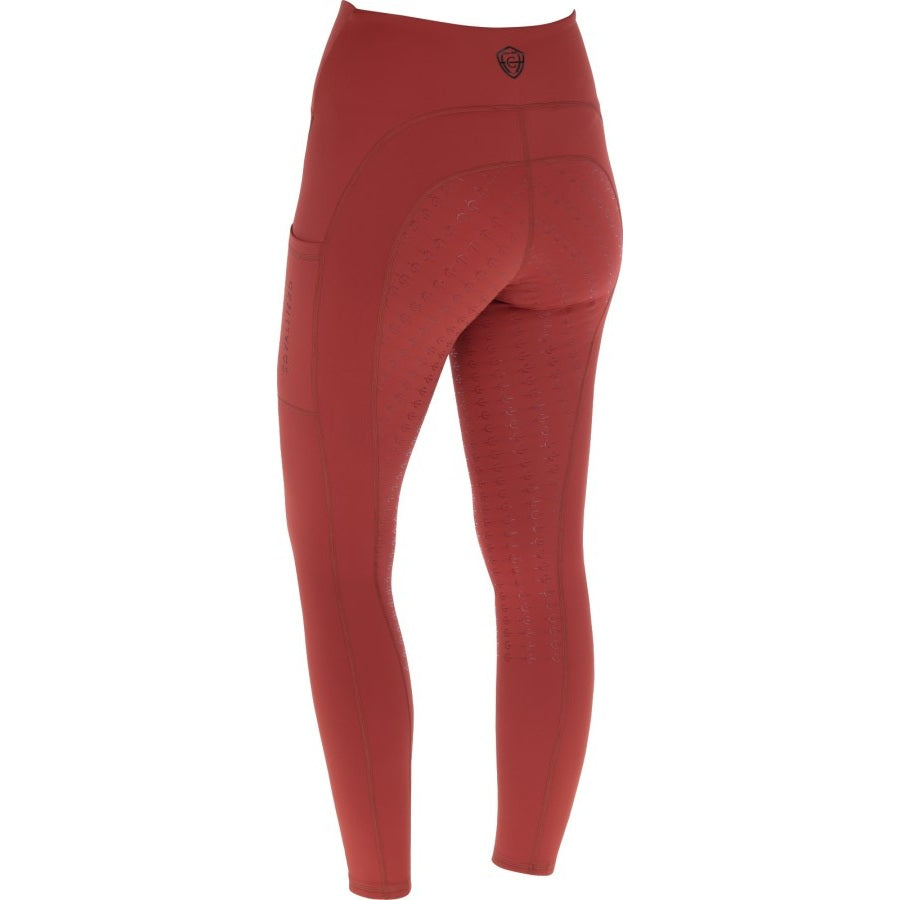 Covalliero warme Vollgrip Winter Kinder-Reitleggings H/W 25 in navy, black und rust