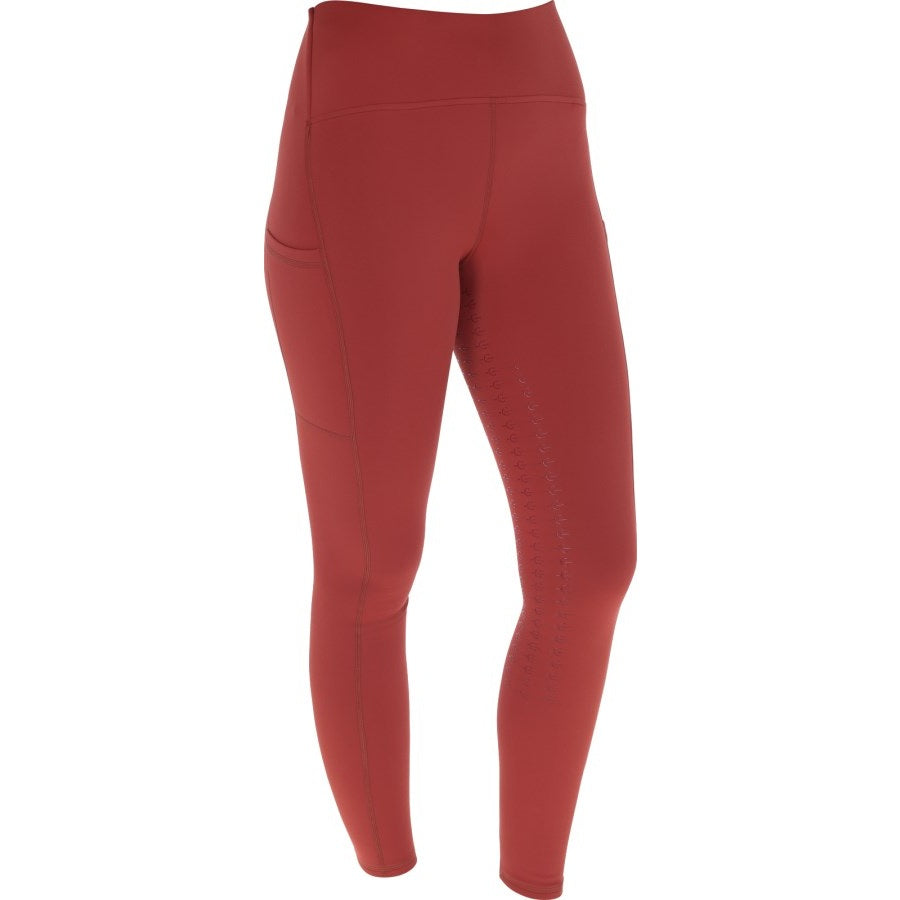 Covalliero warme Vollgrip Winter Kinder-Reitleggings H/W 25 in navy, black und rust