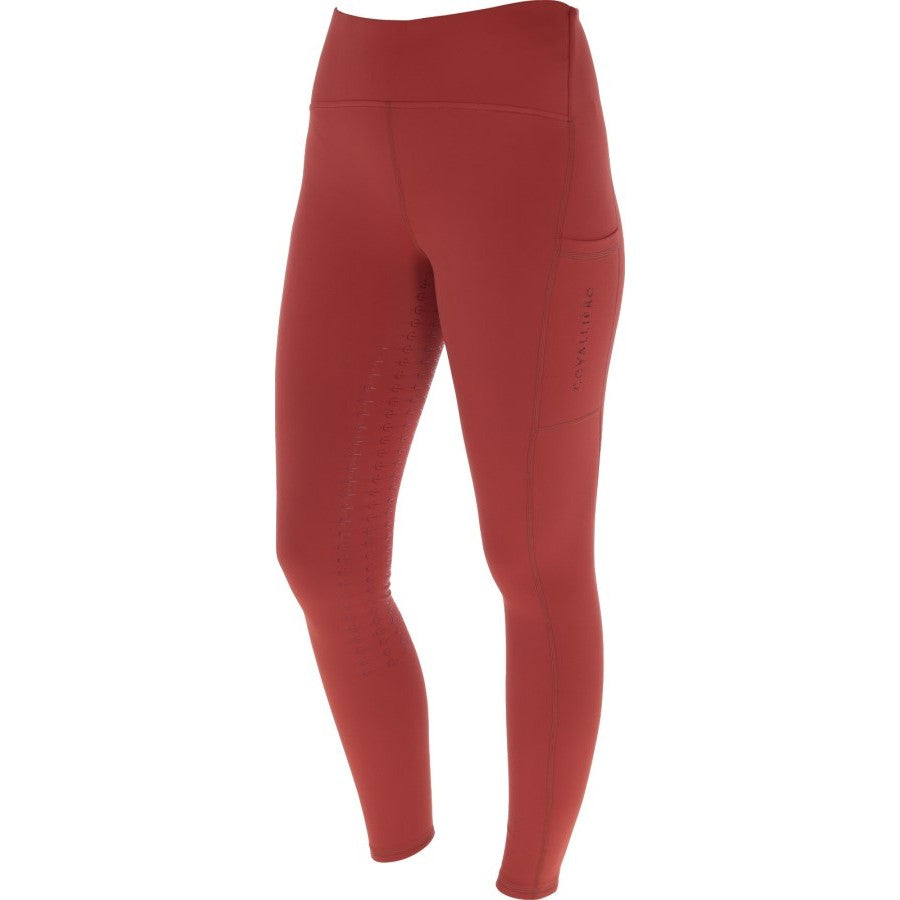 Covalliero warme Vollgrip Winter Kinder-Reitleggings H/W 25 in navy, black und rust