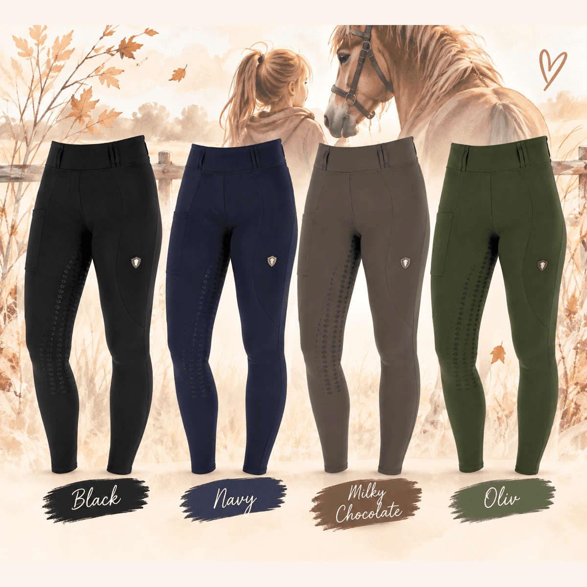 Covalliero Kinder-Reitleggings mit Vollbesatz Herbst/Winter 2026 sp-reitsport