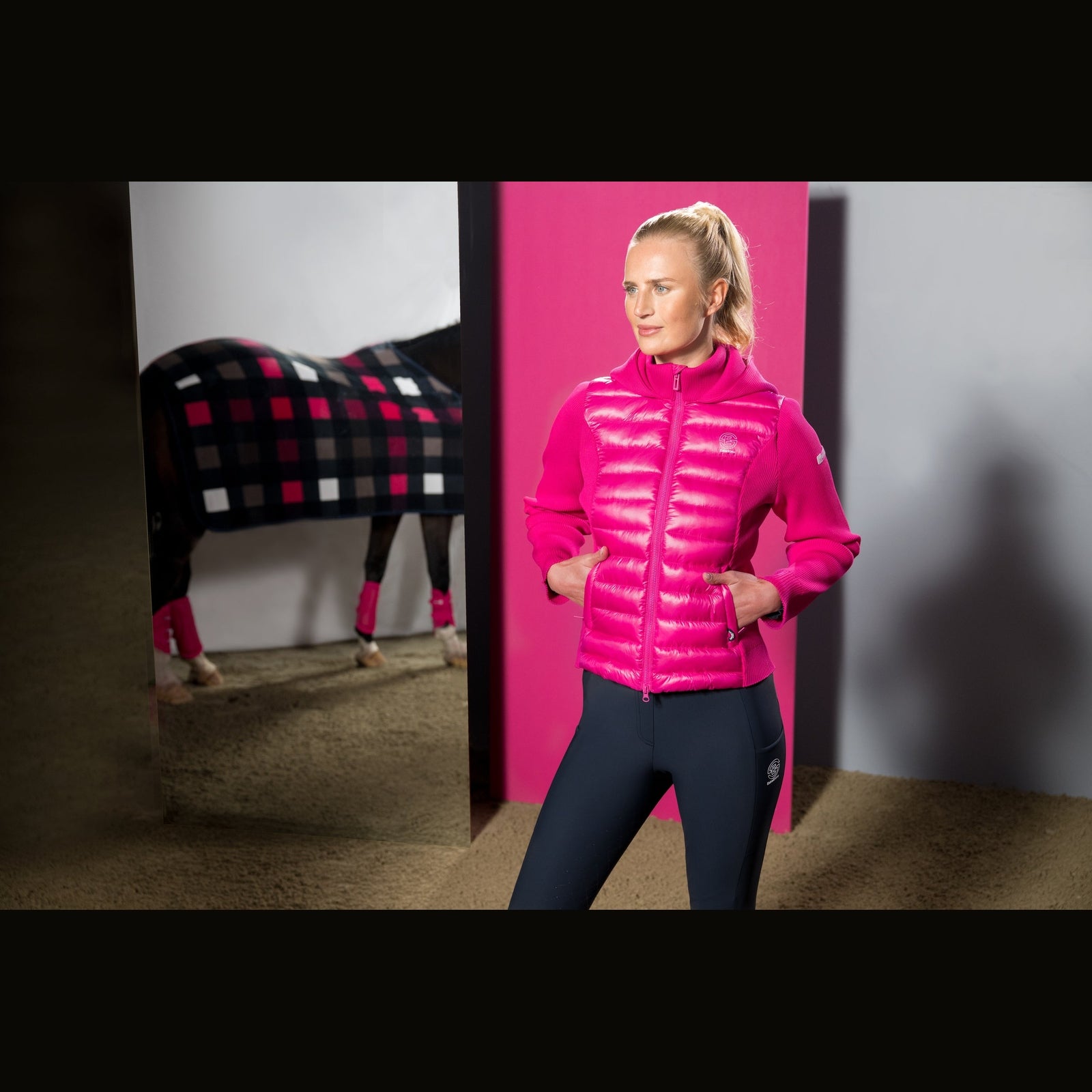 ESKADRON DYNAMIC 26 >FLEECE CHECK< Abschwitzdecke sp-reitsport