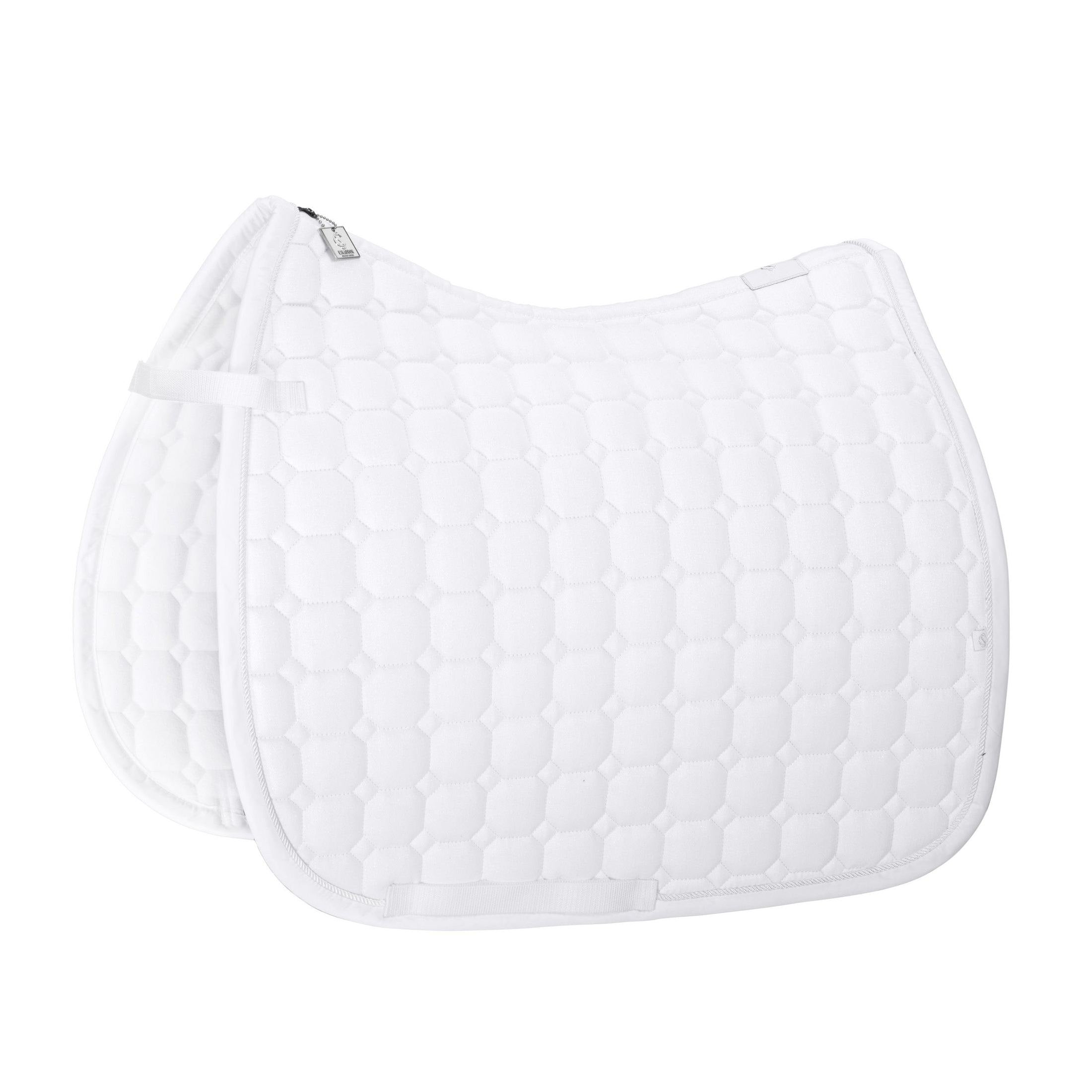 ESKADRON Classic Sports 26 COTTON GLITTER Dressurschabracke Pony PD weiß sp-reitsport