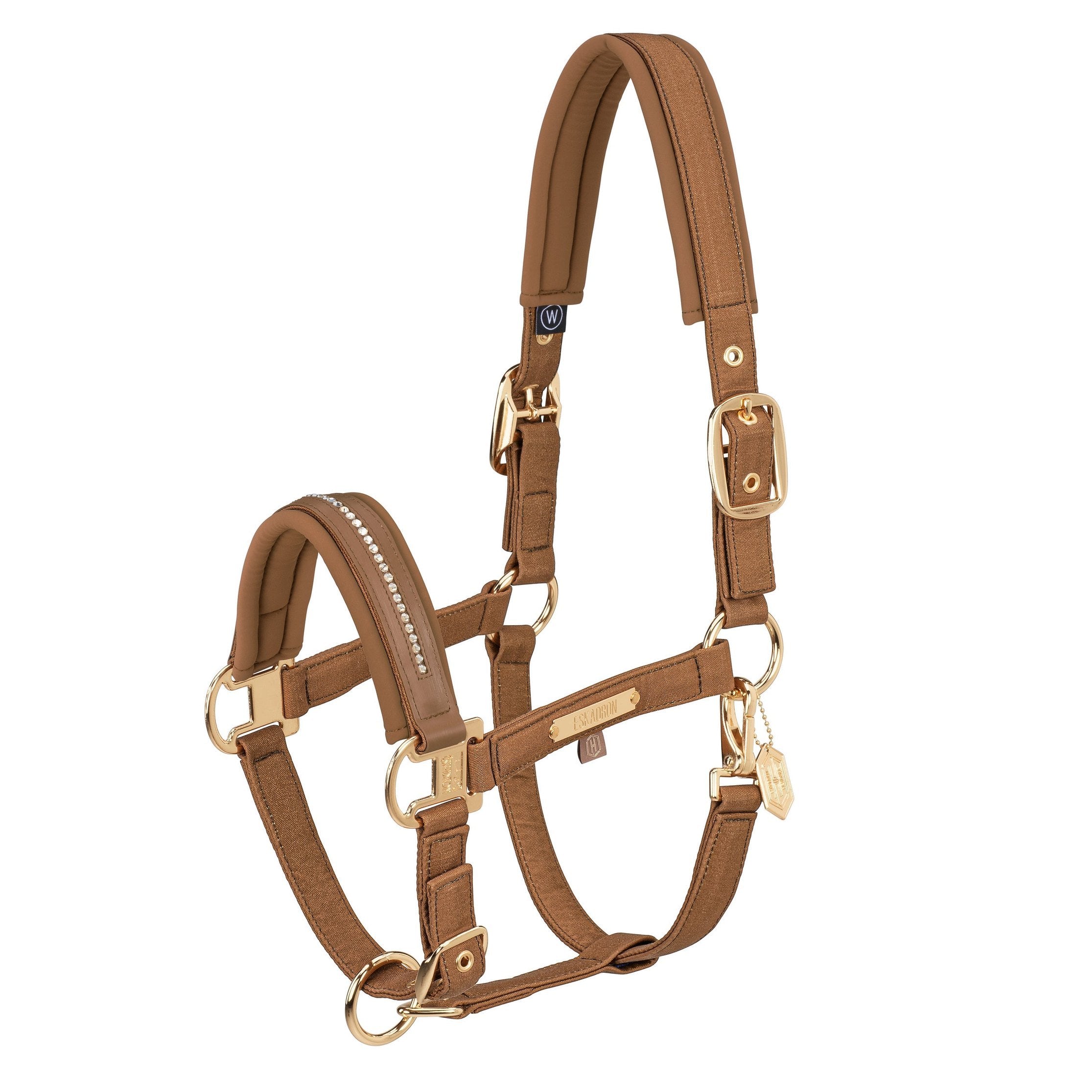 ESKADRON Halfter "GLAM CRYSTAL DOUBLE PIN" Heritage 24/25 almond sp-reitsport