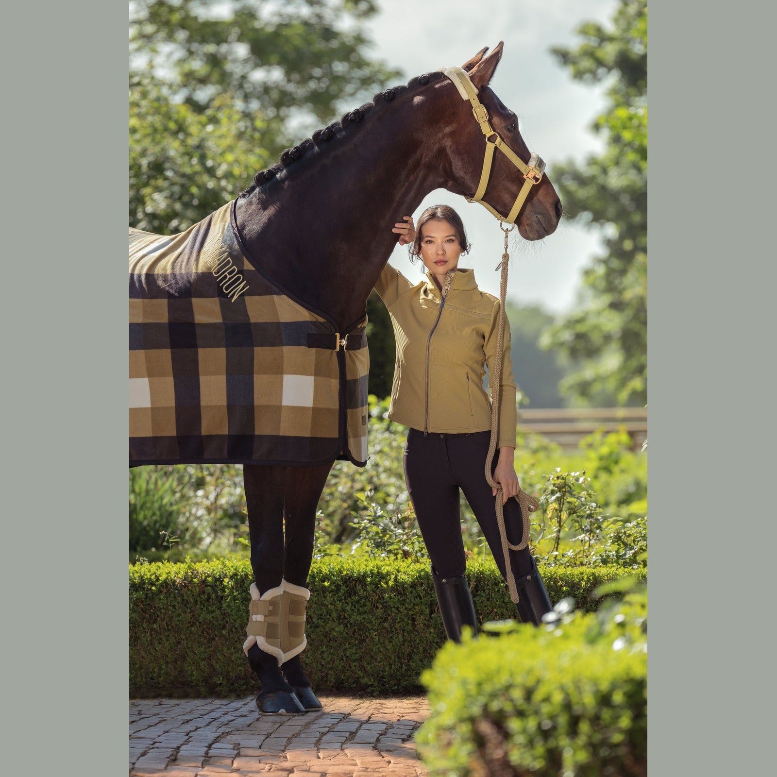 ESKADRON Abschwitzdecke "FLEECE CHECK" Heritage 25/26 sp-reitsport