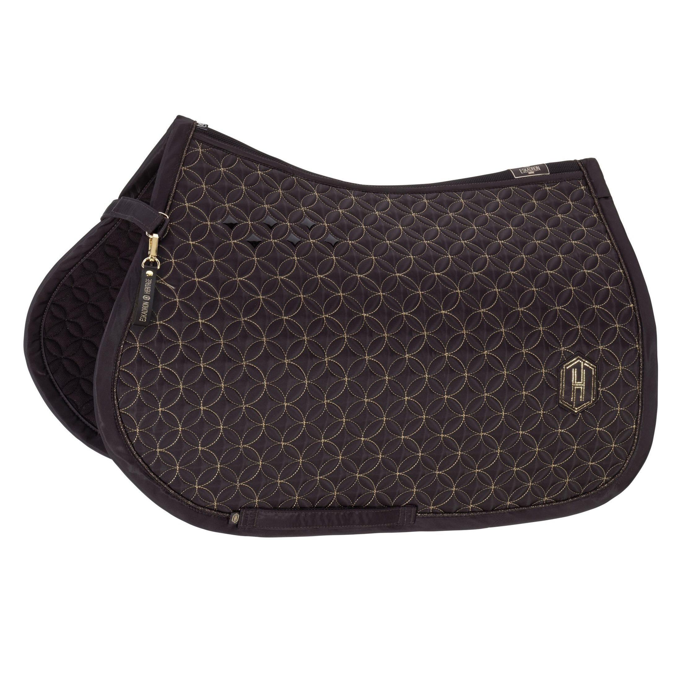 ESKADRON Schabracke HIGHGLOSS CONTRAST Heritage 25/26 black truffle sp-reitsport