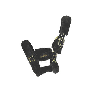 KENTUCKY HORSEWARE Lammfell transport / Sheepskin Shipping Halfter schwarz