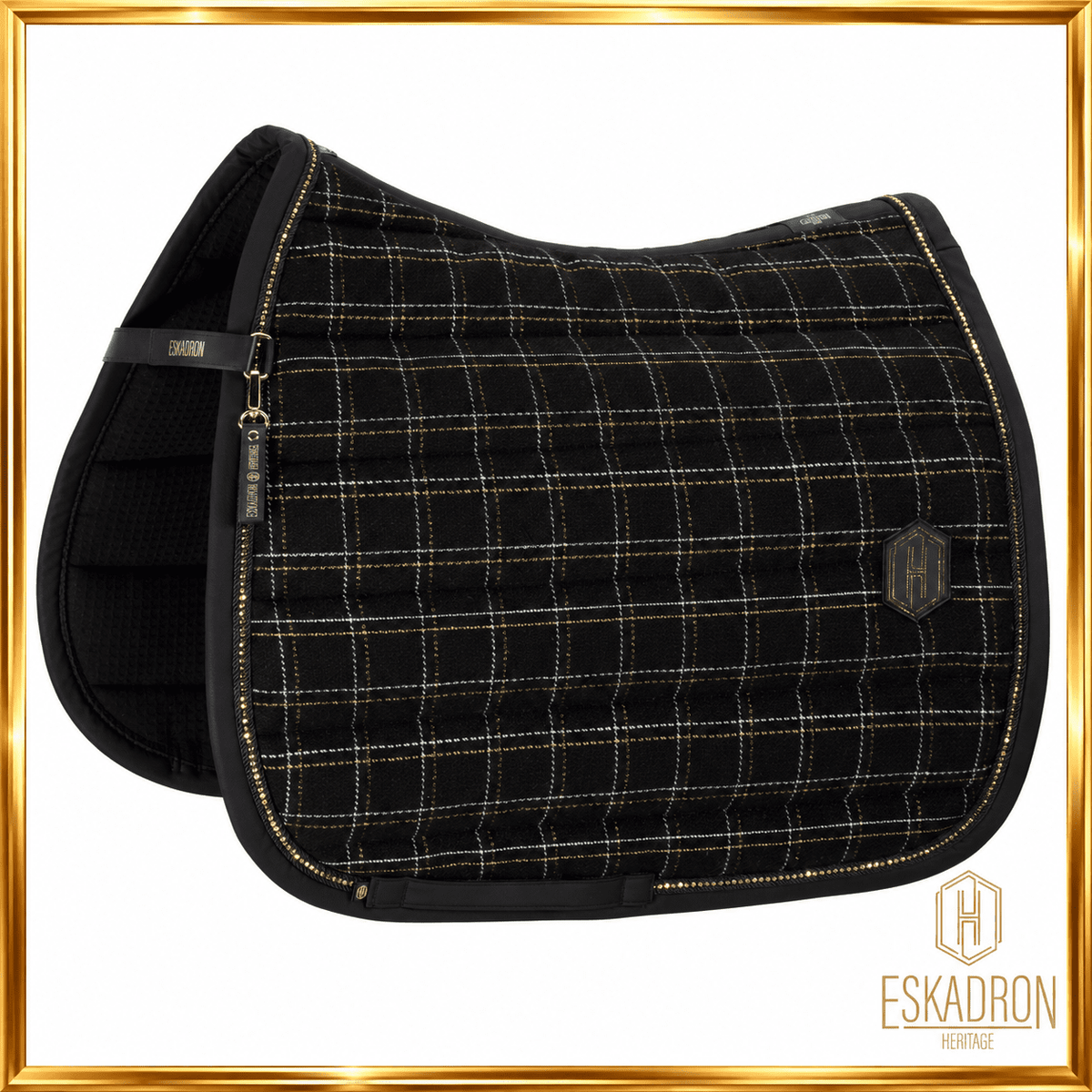 ESKADRON Heritage 2026/27 Schabracke Bouclé Crystal – Black 290 sp-reitsport