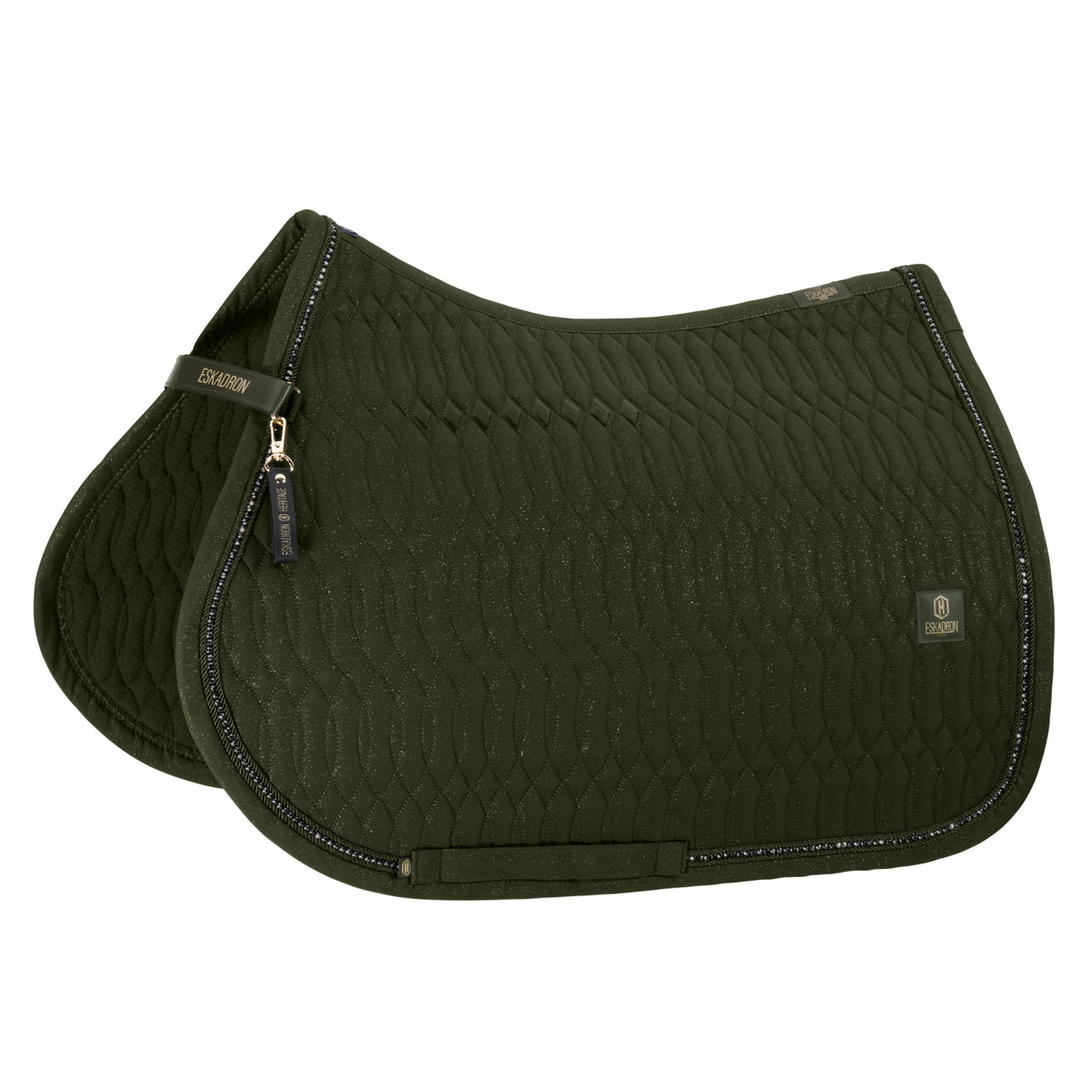 ESKADRON Heritage 2026/27 Schabracke Sparkle Crystal – Deep Moss 150 sp-reitsport