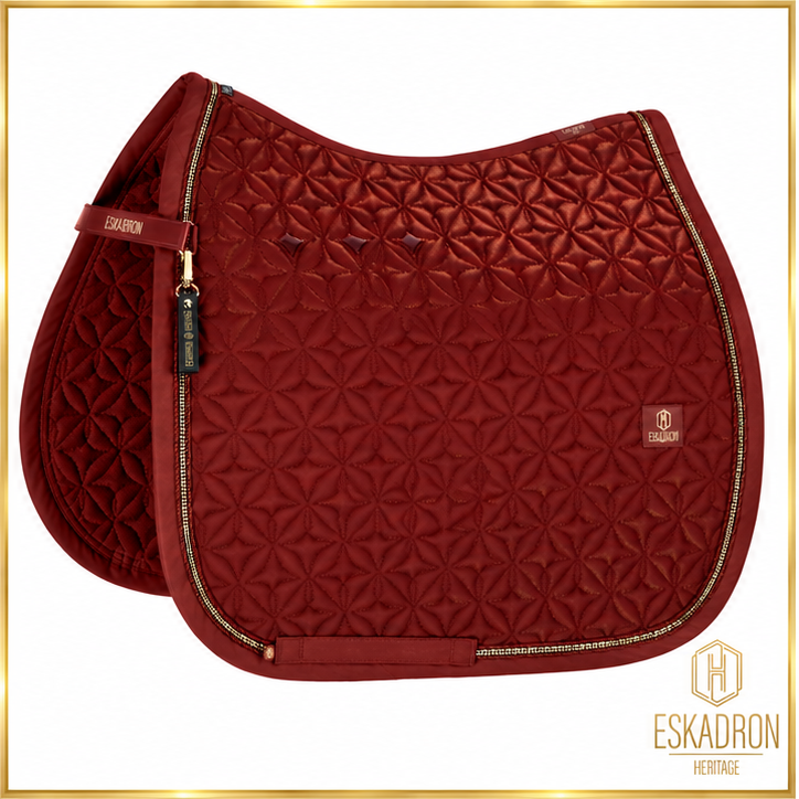 ESKADRON Heritage 2026/27 Schabracke Glam Crystal – Merlot 960 sp-reitsport
