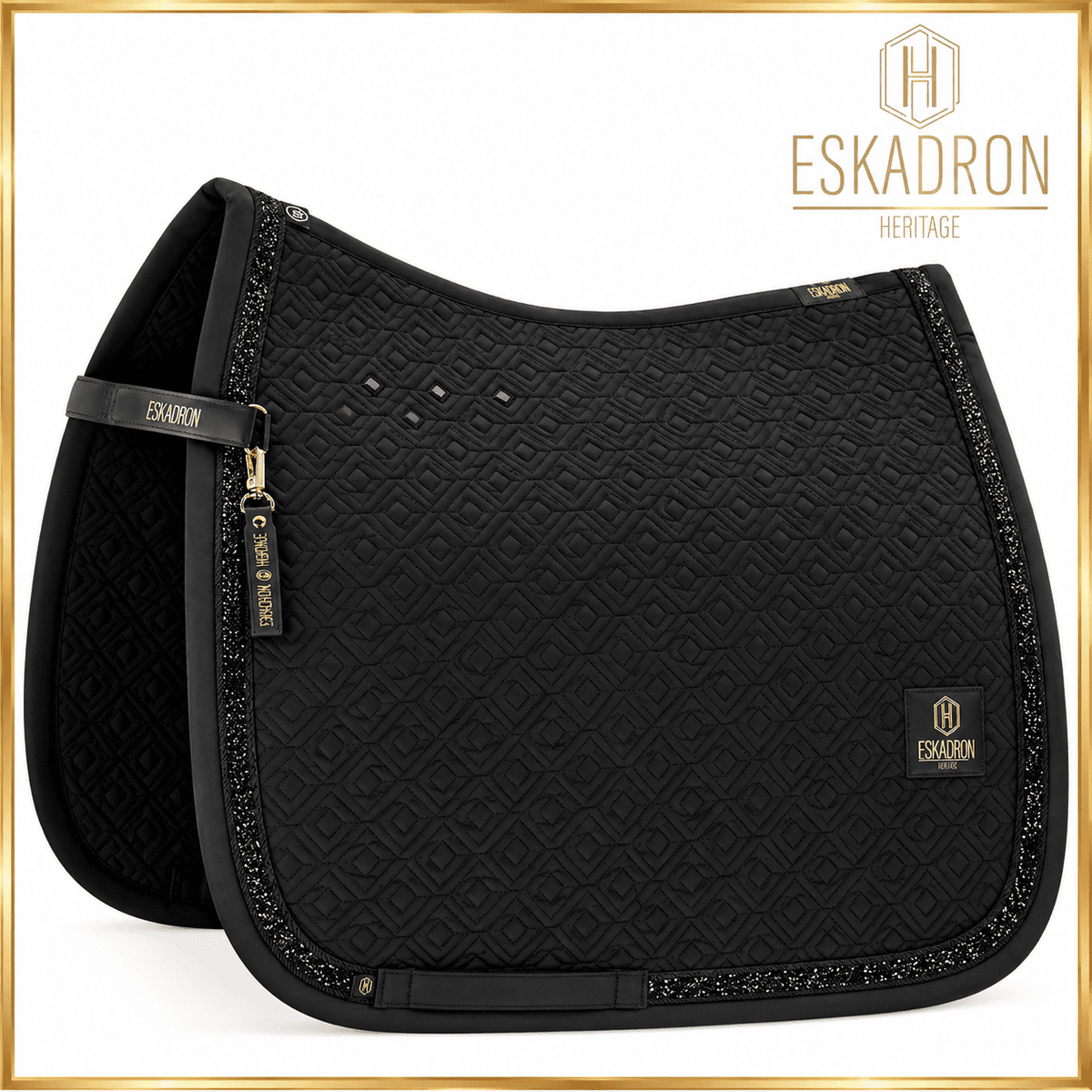 ESKADRON Heritage 2026/27 Schabracke Pro Soft Jewel – Black 290 sp-reitsport