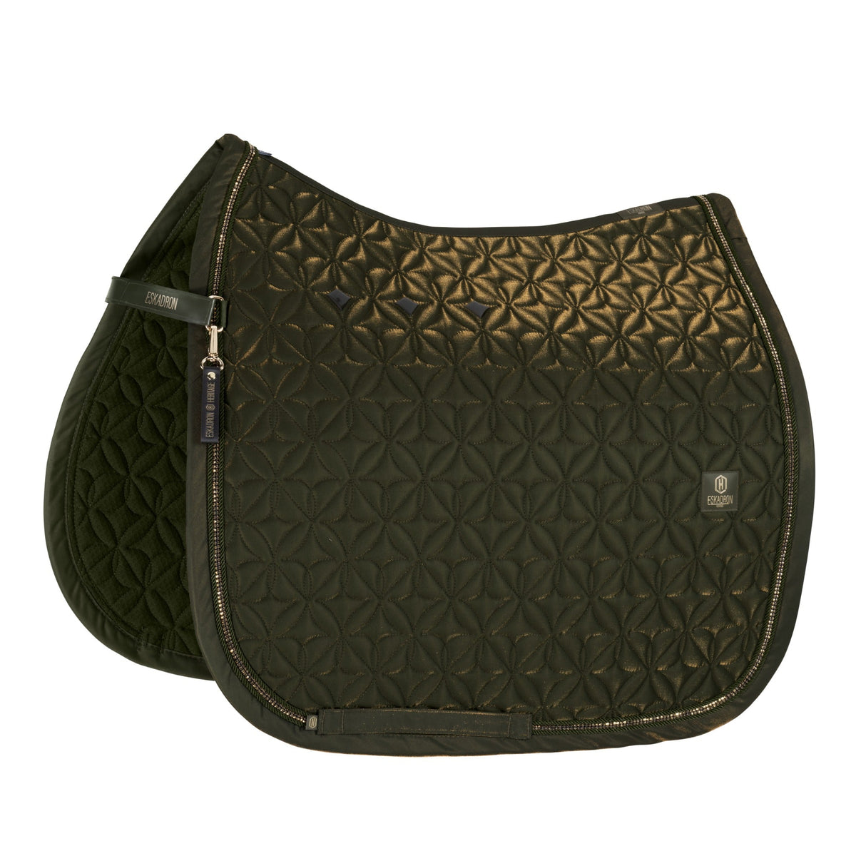 ESKADRON Heritage 2026/27 Schabracke Glam Crystal – Deep Moss 150 sp-reitsport