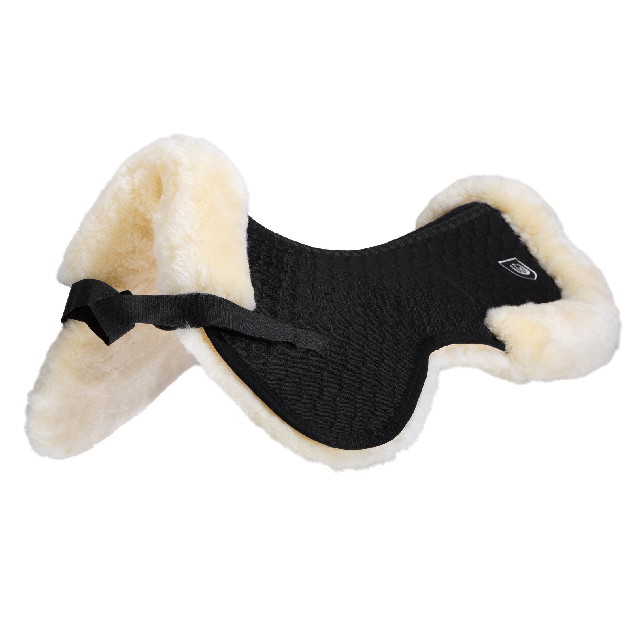 Christ Sattelpad mit Rand aus echtem Lammfell Tiefe bei SP-Reitsport sp-reitsport