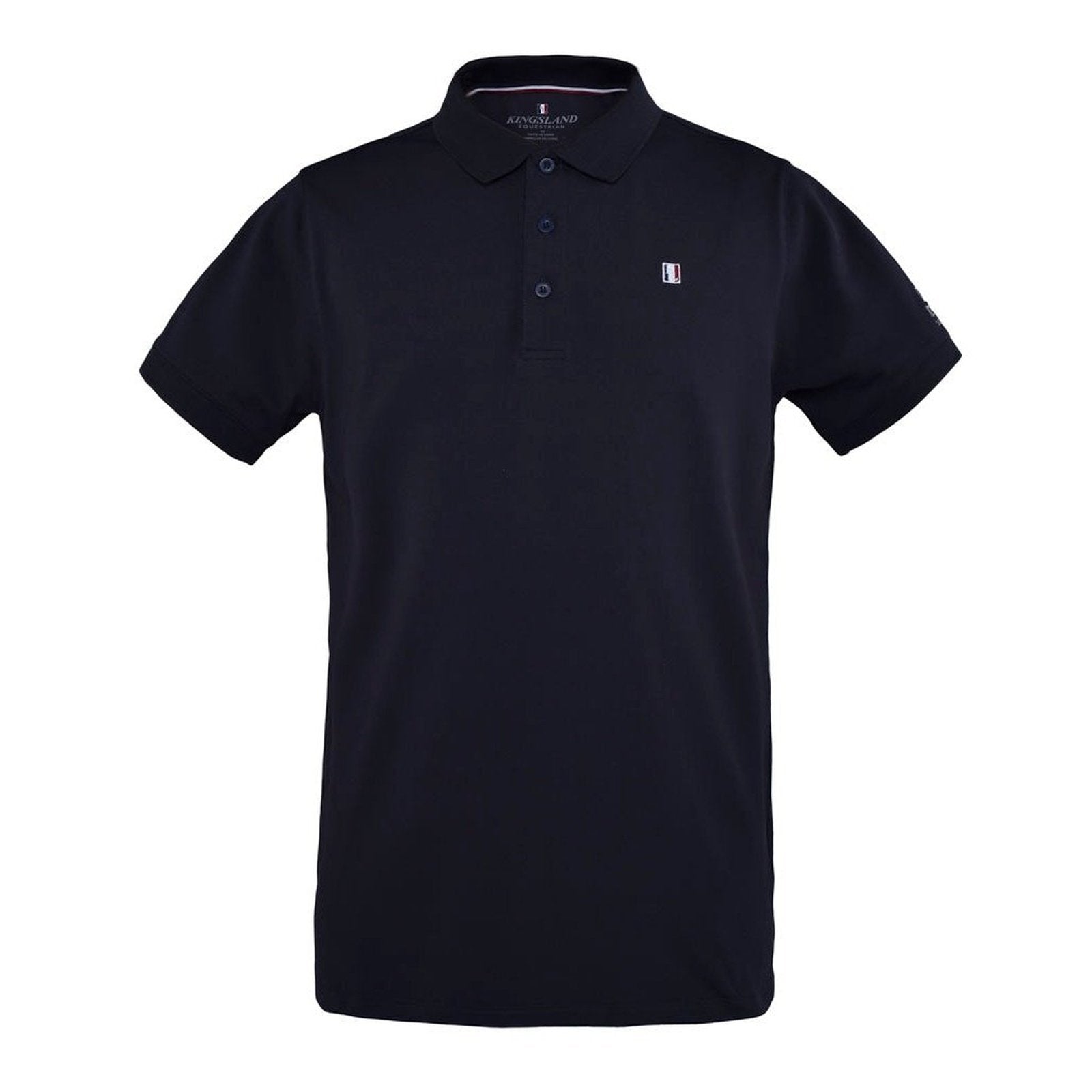 Kingsland Classic Herren Polo-Pique Shirt in schwarz & blau bei SP-Reitsport Kingsland bei SP-Reitsport