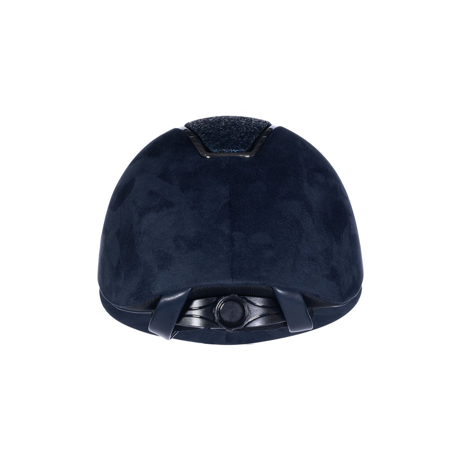 Reithelm -Lady Shield Sparkle Velours- in blau & schwarz HKM bei SP-Reitsport
